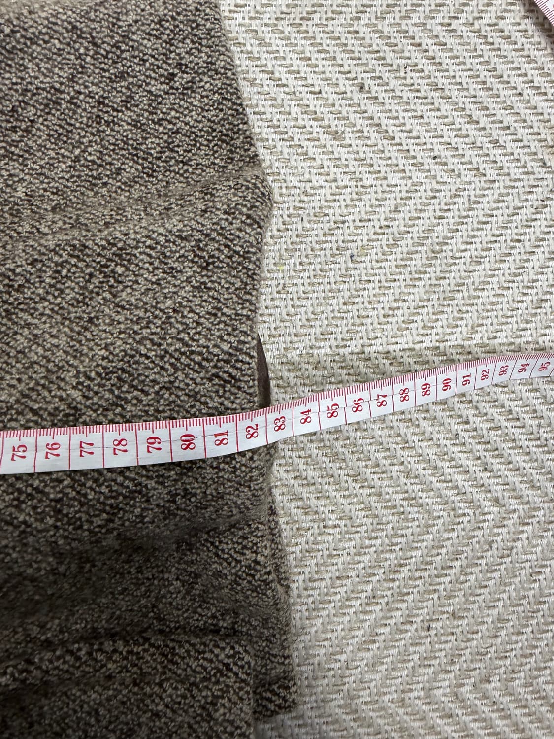 정품) PRISMA 프리스마 헤링본 더블 버튼 코트 38(55-66) 상품이미지10