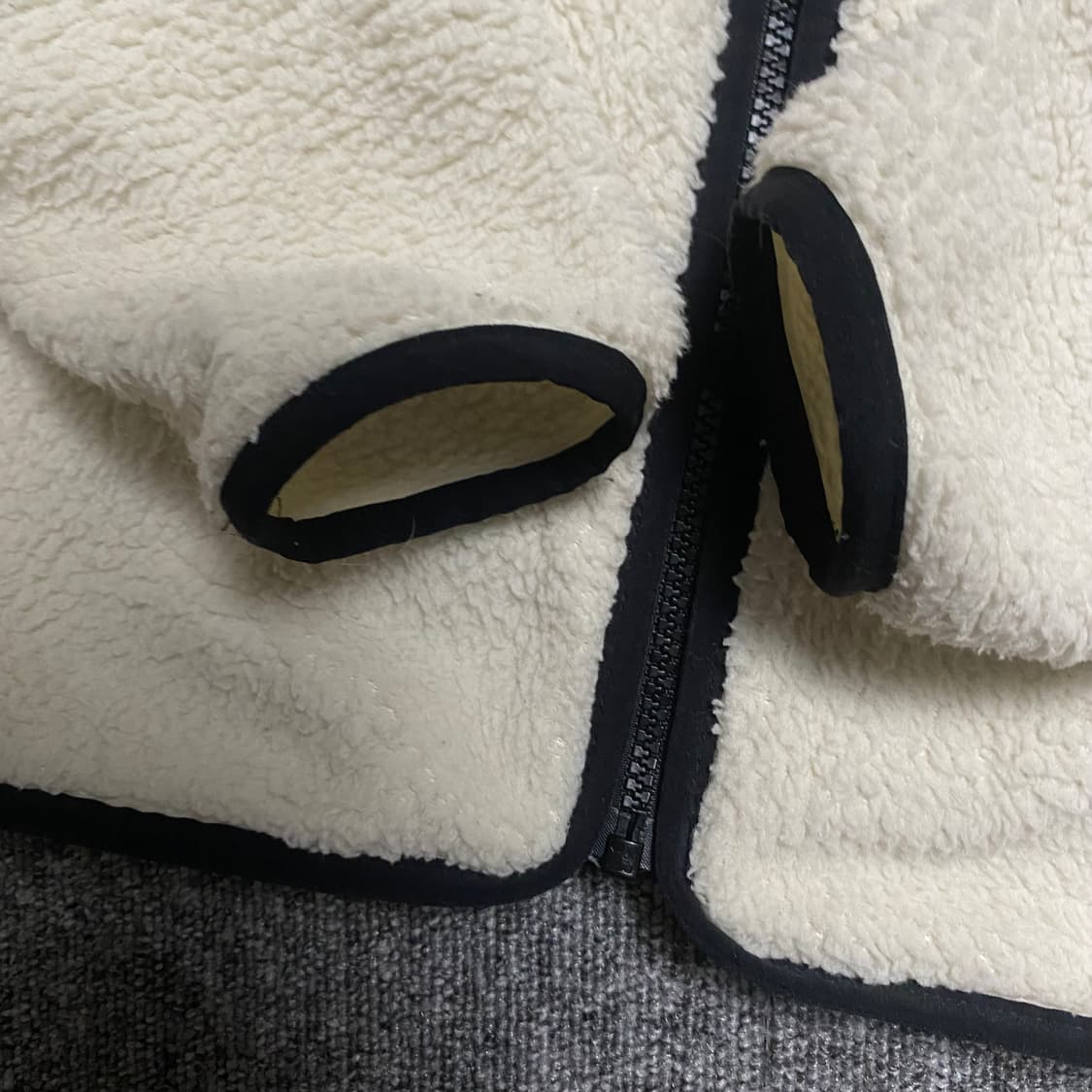 🌊TNF Fleece 해외판 white 상품이미지4