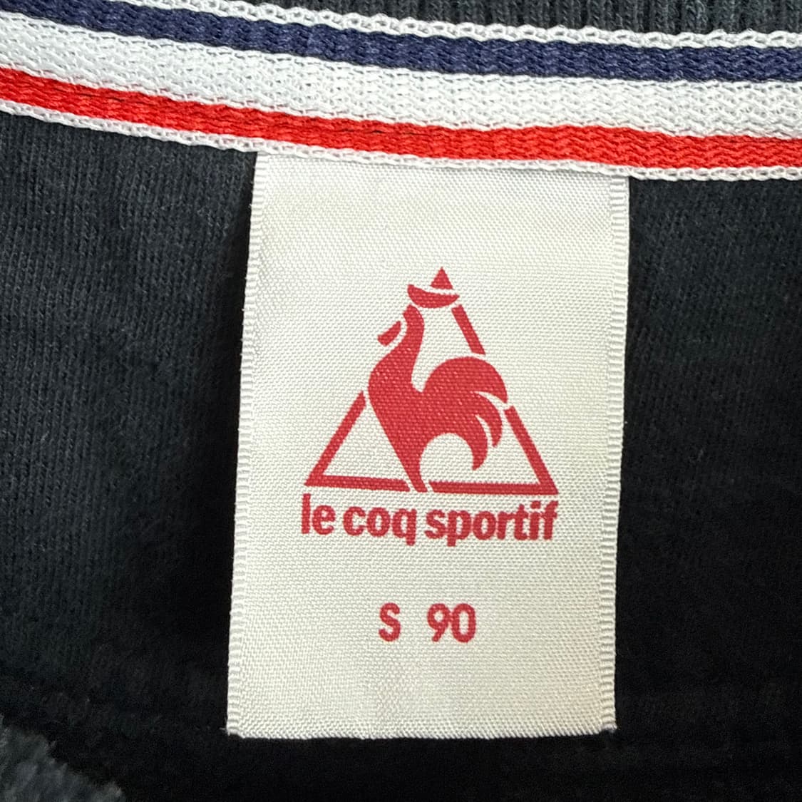 (90) 르꼬끄 빅로고 맨투맨 블랙 상품이미지3