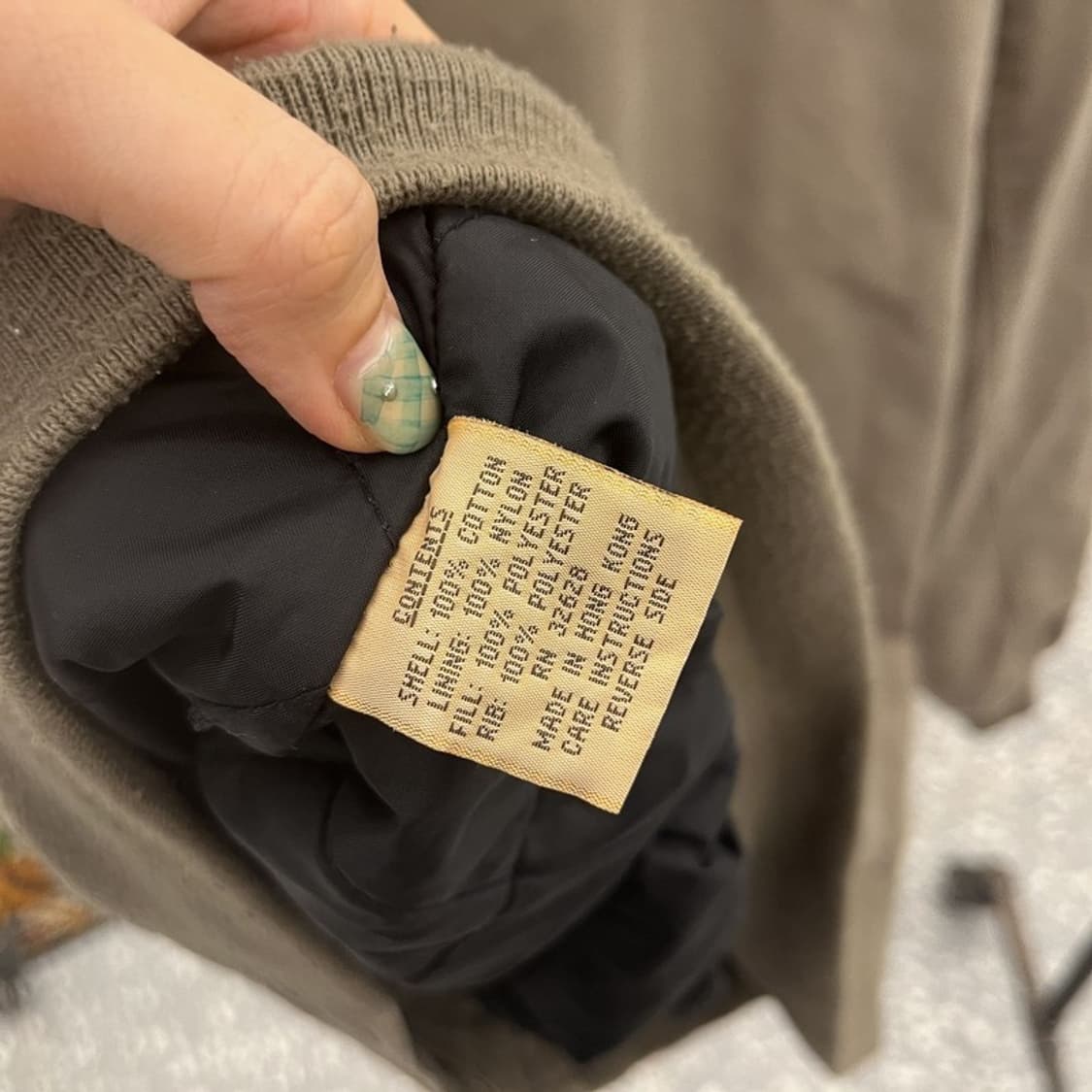 스윙스터  90s 빈티지 누빔 워크 자켓 110 C05662 상품이미지4