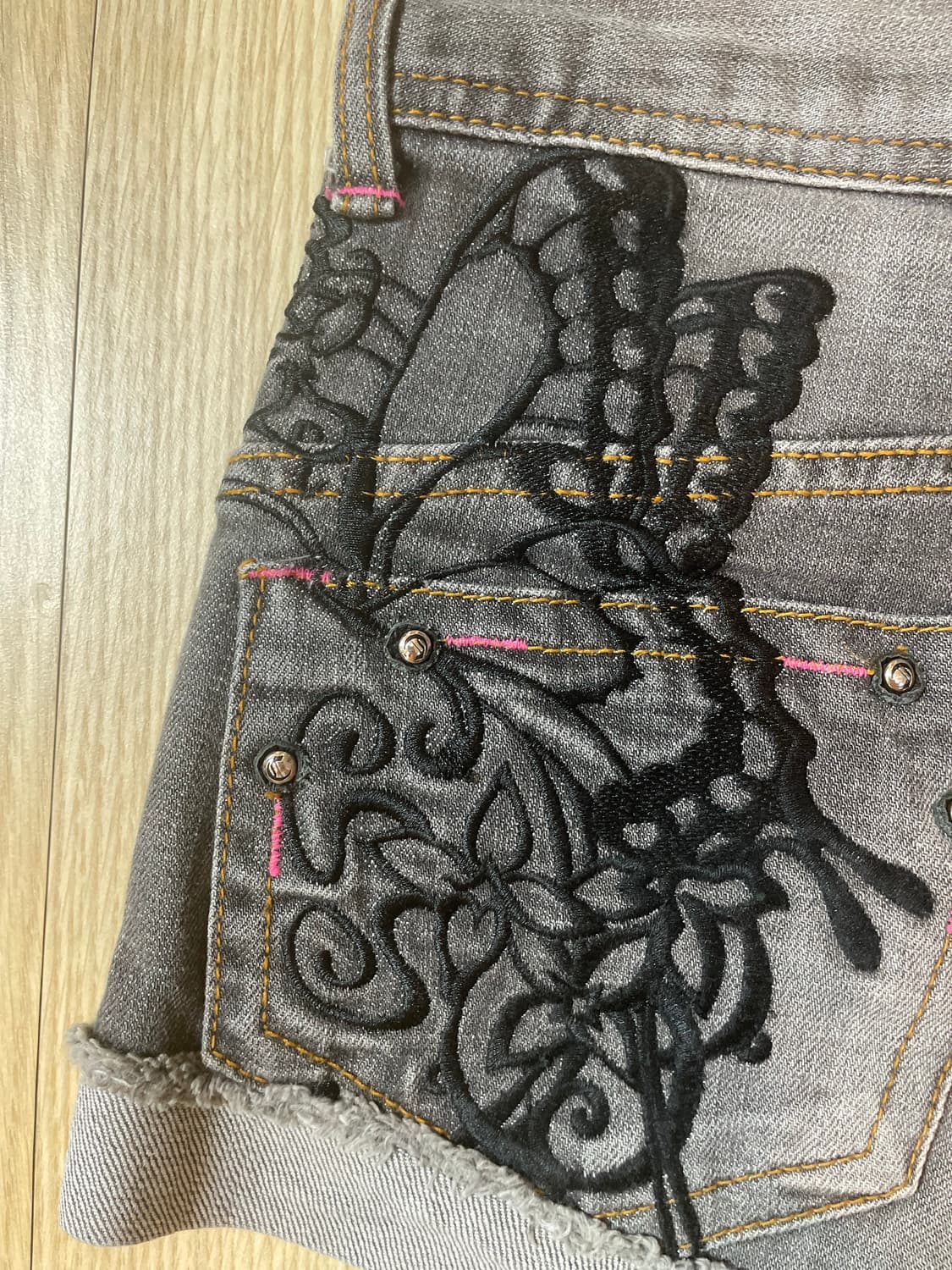 y2k 타투 핫팬츠 상품이미지2