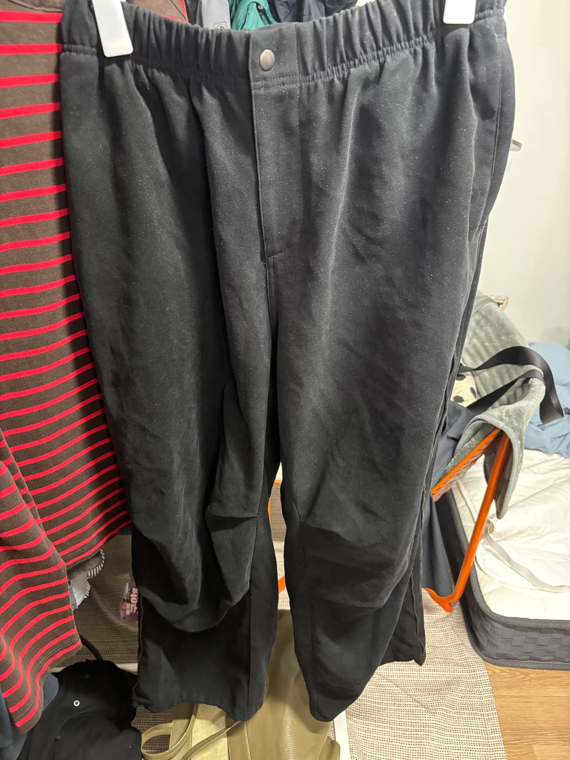 [L] 해칭룸 snow track pants black 상품이미지2