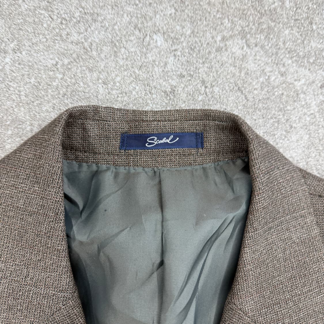 일본빈티지 스카발 원단의 맞춤제재 수트 상품이미지4