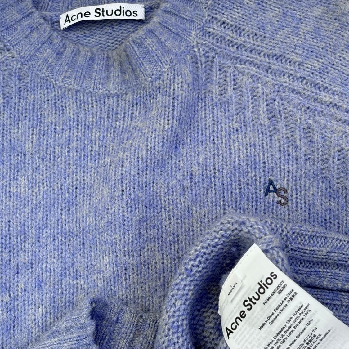 ACNE STUDIOS BLUE WOOL SWEATER 상품이미지3