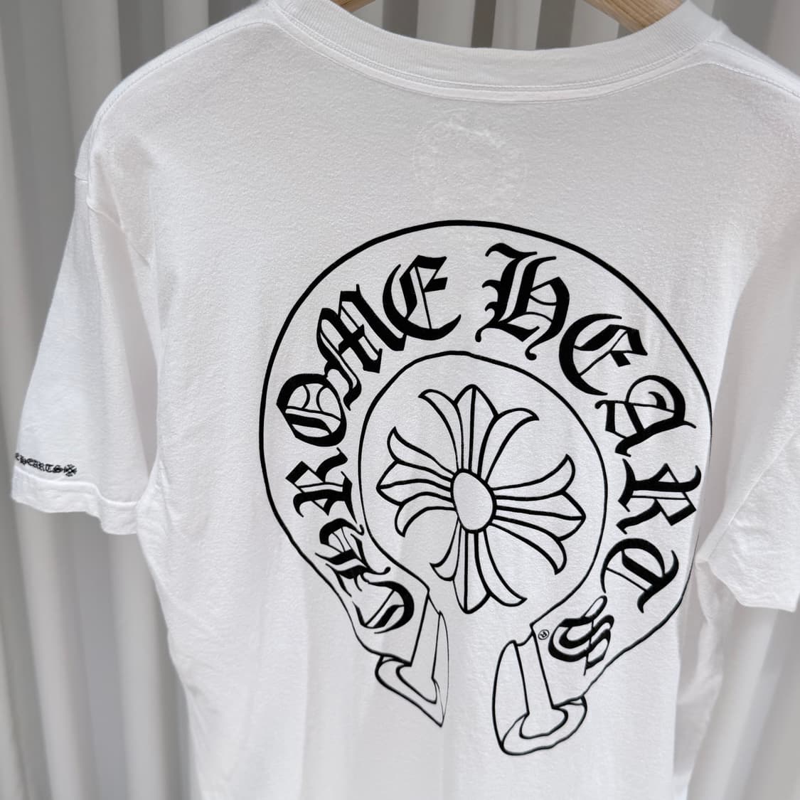 M / 크롬하츠 홀스슈 화이트 반팔티셔츠 상품이미지6