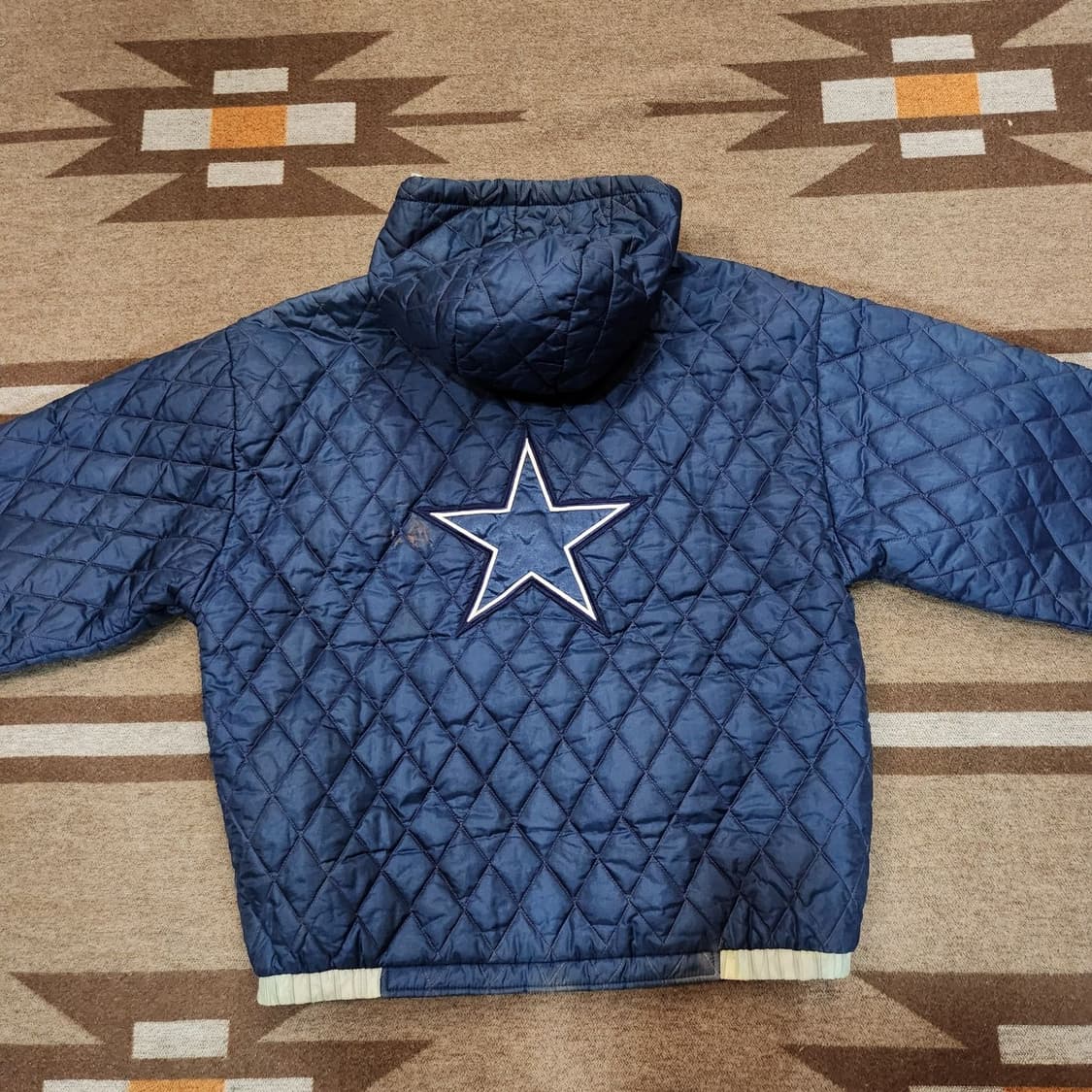 90s USA NFL 카우보이스 누빔 자켓 XL 상품이미지5