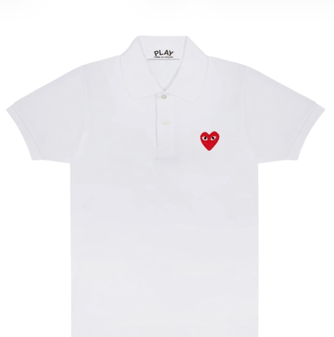 꼼데가르송 레드 하트 폴로 셔츠 상품이미지1