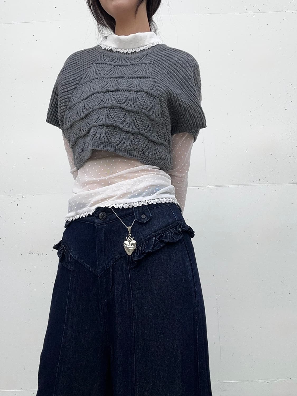 West frill detail pants 상품이미지7
