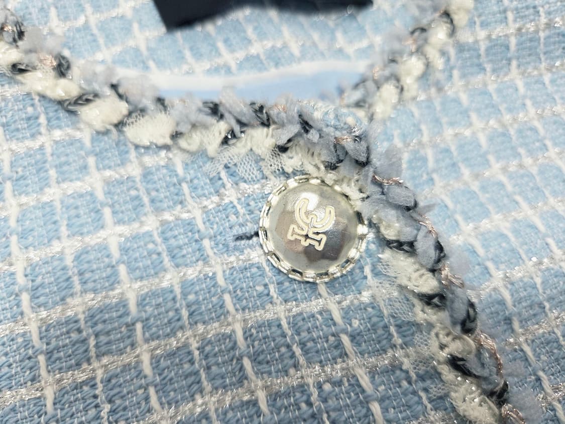 더아이잗컬렉션 브레이드 디테일 트위드자켓 55-66 상품이미지6