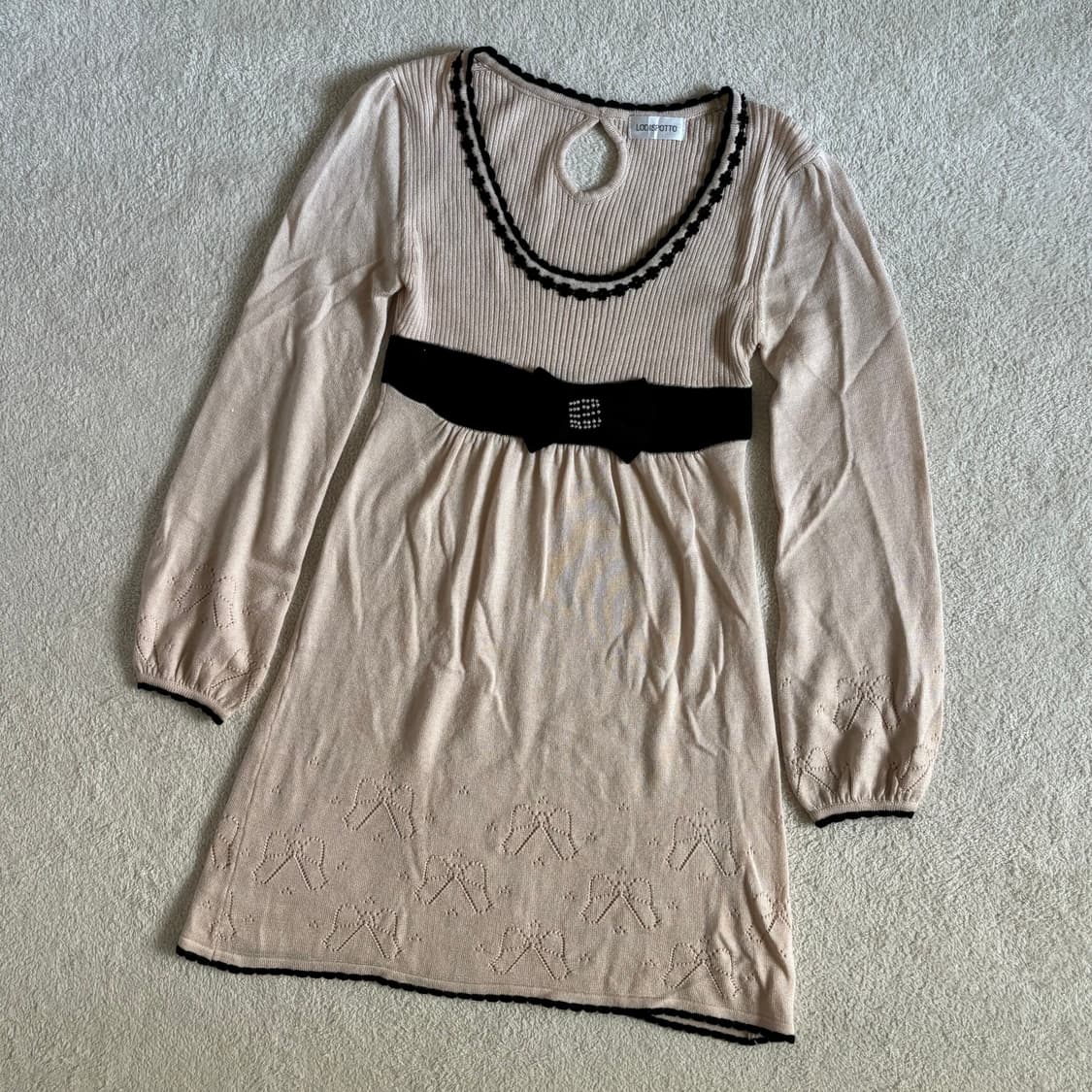 일본빈티지 로디스포토 히메갸루 모리걸 연핑크 원피스 상품이미지1