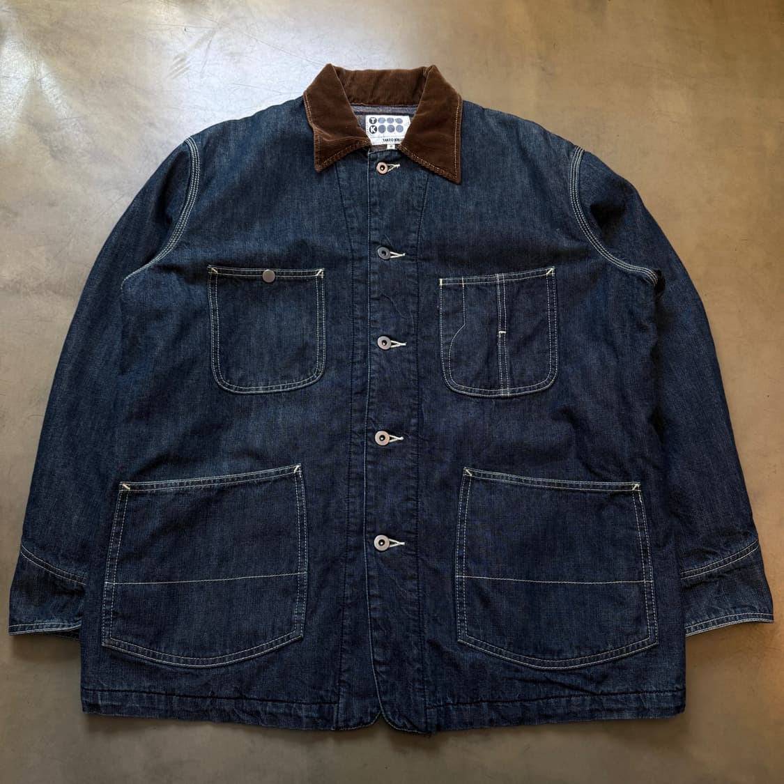 타케오 키쿠치 데님 블랭킷 초어 자켓 상품이미지1