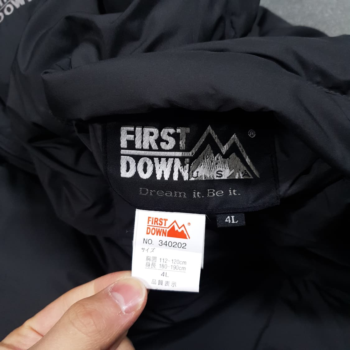 실측 2XL) 퍼스트다운 양면 리버서블 다운 조끼 패딩 베스트 검회 상품이미지7