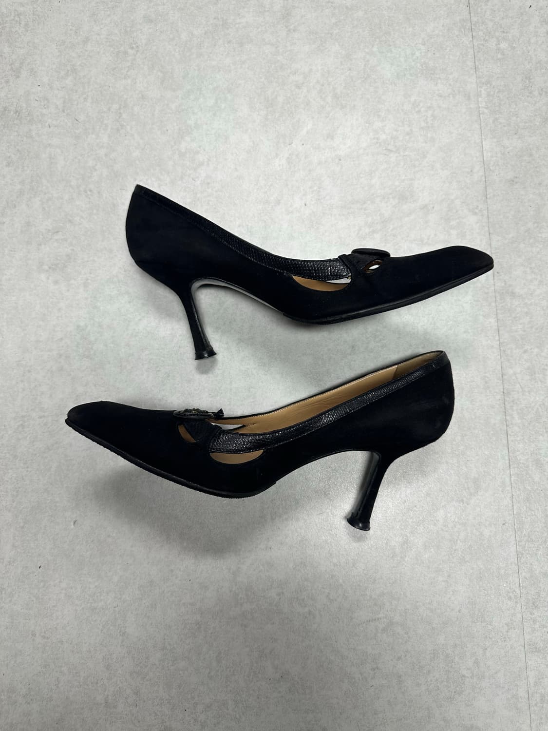 빈티지 샤넬 포인티드 토 힐 상품이미지5