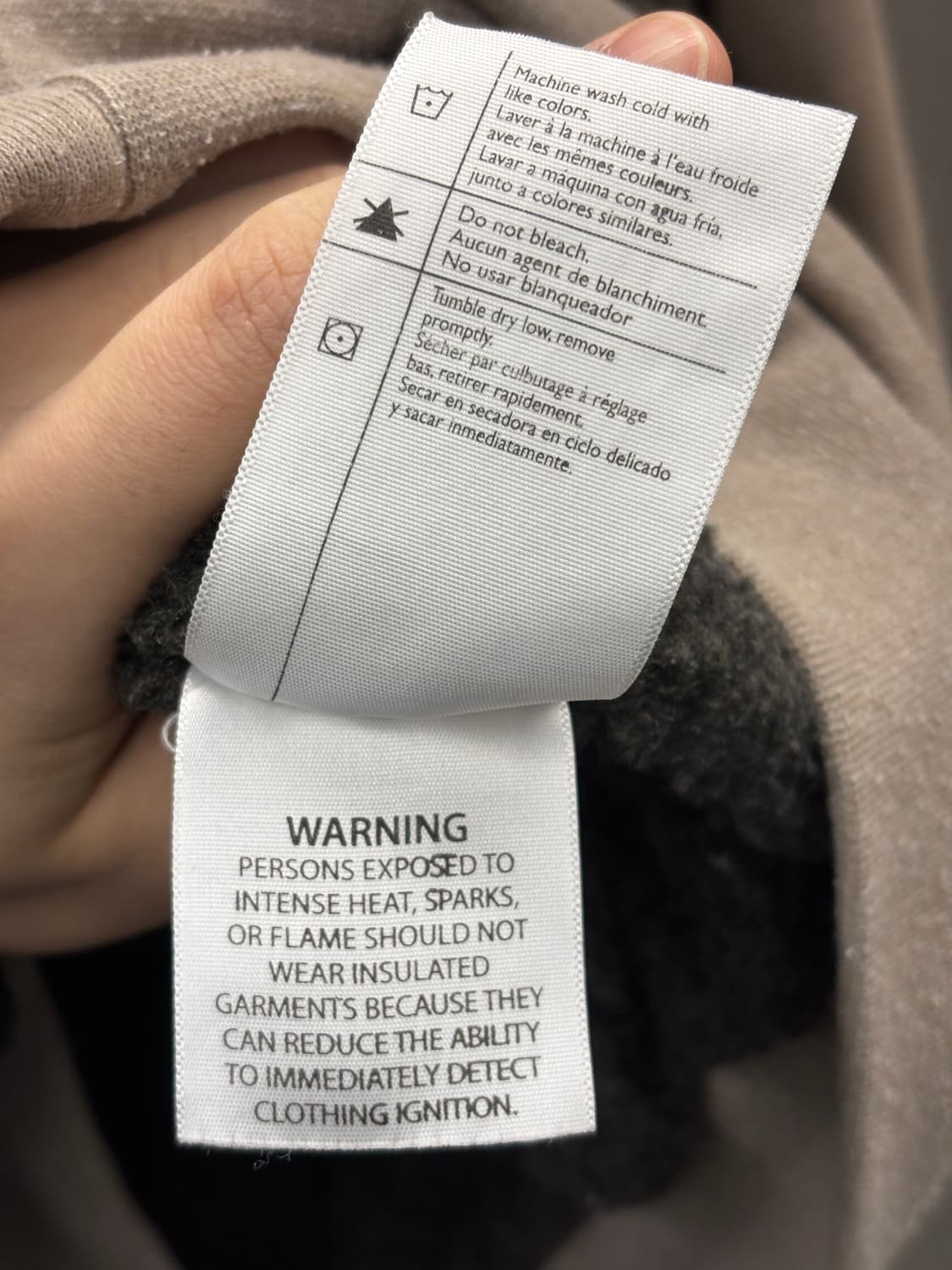 칼하트 쉐르파 브라운 후드집업 S 상품이미지6