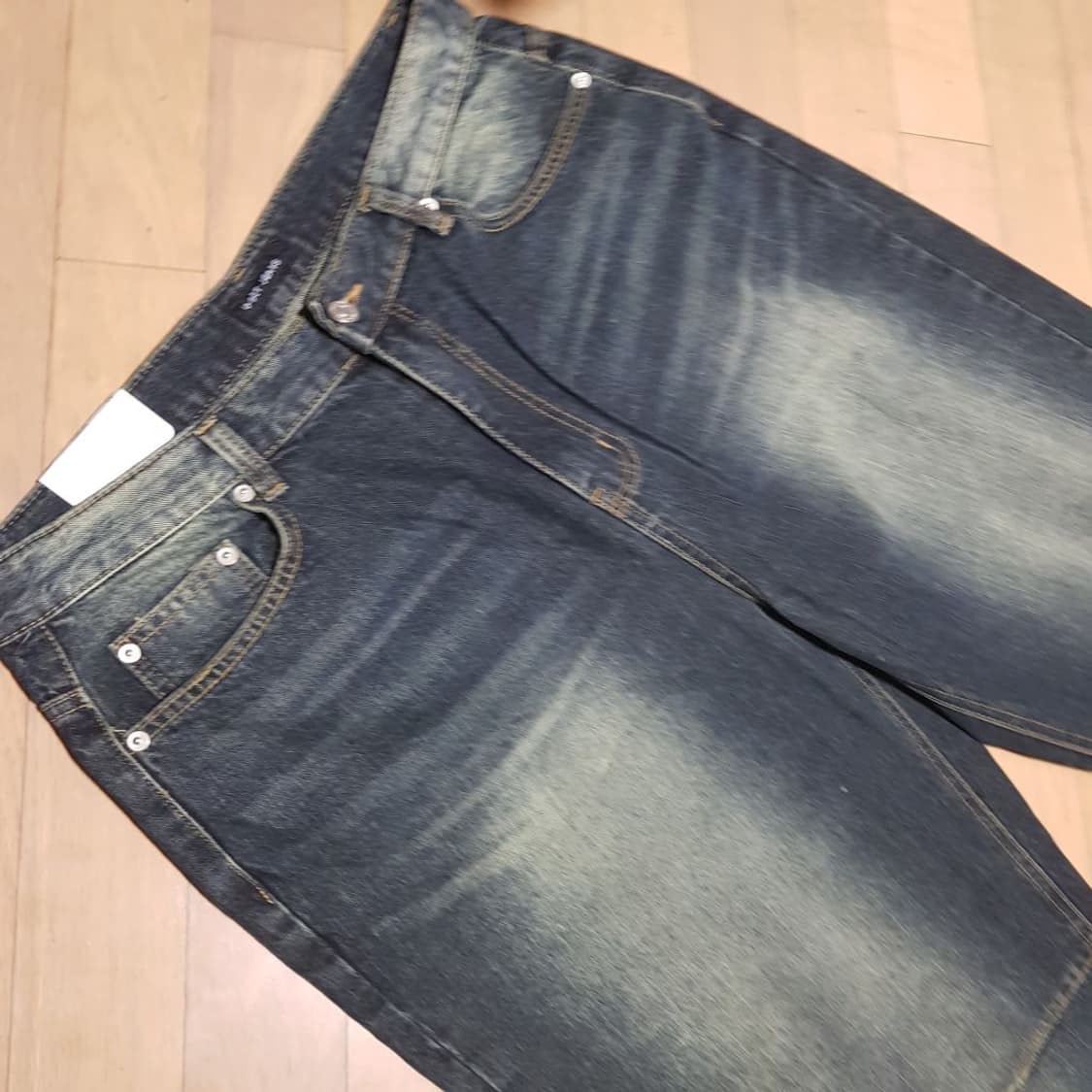 34-35/ 새옷/ 업셋 와이드핏 릴렉스데님/2생 상품이미지3