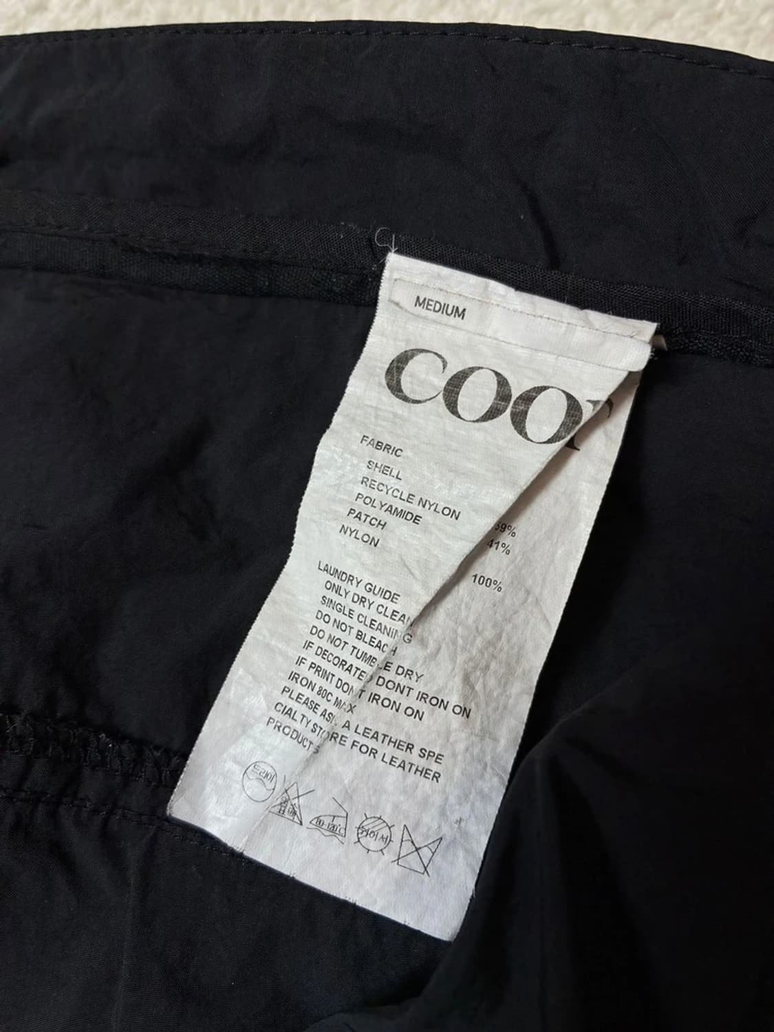 쿠어 COOR 유틸리티 지퍼 플랩 팬츠 PN7465 상품이미지9