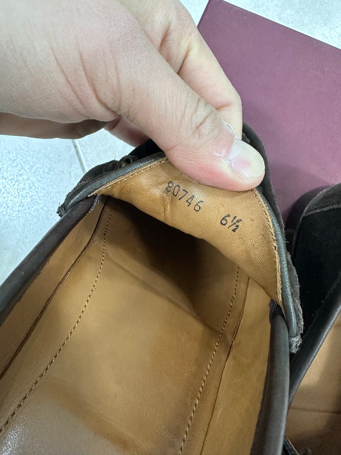  까르미나 홀스빗 스웨이드 로퍼 6.5 상품이미지5