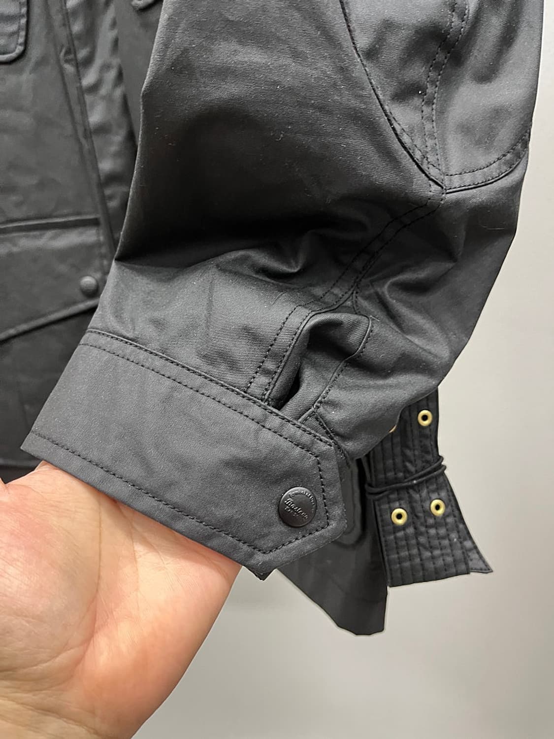 105) 바스통 005 블랙 왁스자켓  상품이미지4
