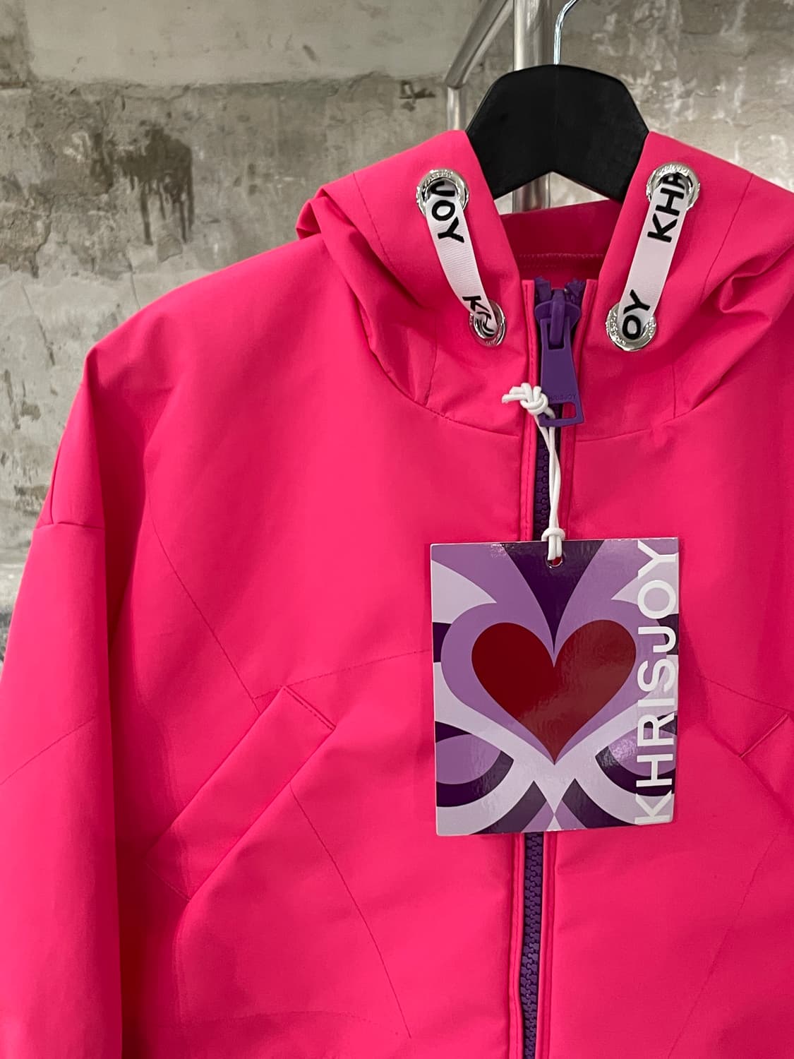 크리스조이 키즈 플라밍고 크롭 윈드브레이커 상품이미지2