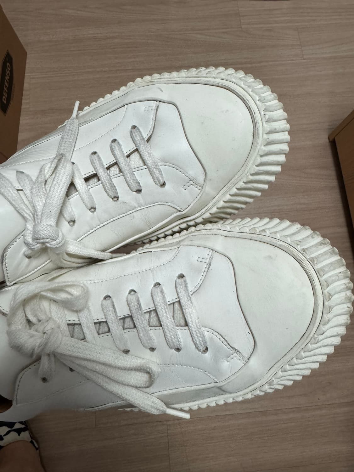 [37] 질샌더 플랫폼 레더 스니커즈 상품이미지5