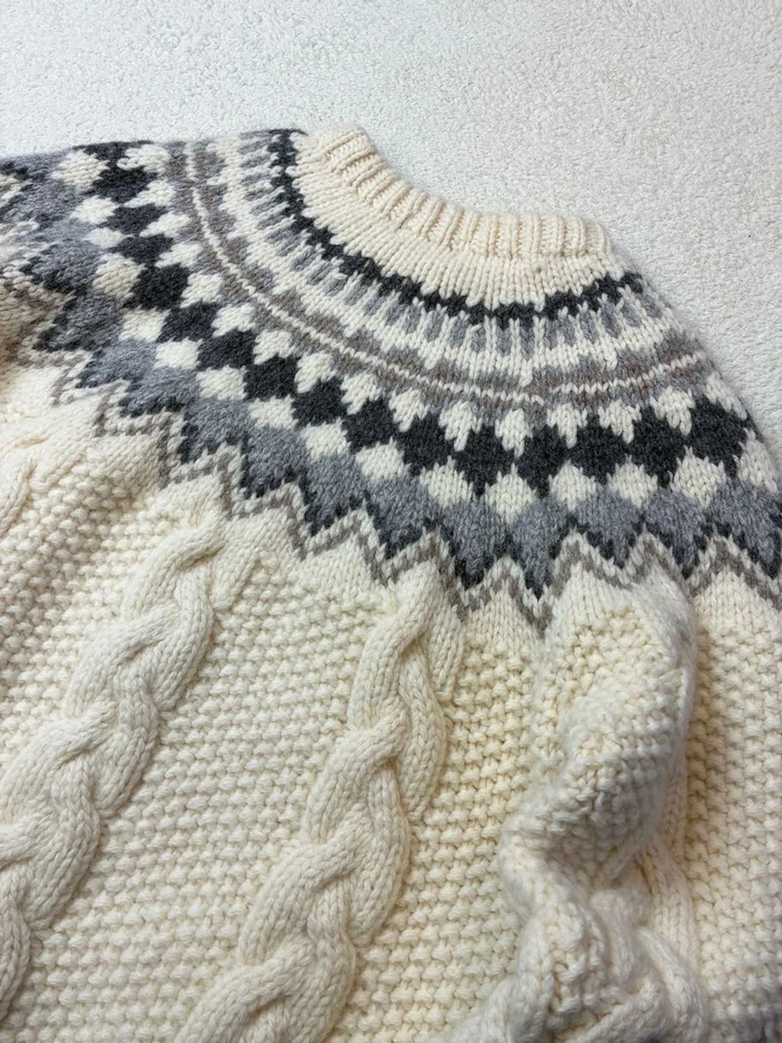 Botany 70's 헤비 뉴울 니트 PN5926 상품이미지6