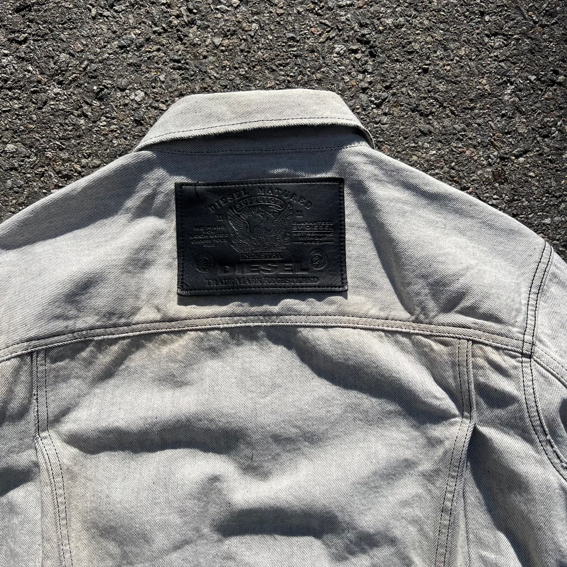 디젤 D스페라 빈티지 가공 데님 트러커 자켓 상품이미지7