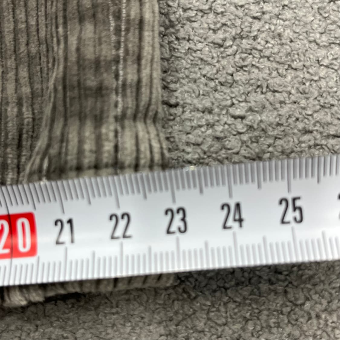 34 입생로랑 뿌르옴므 그레이 코듀로이 팬츠 상품이미지10