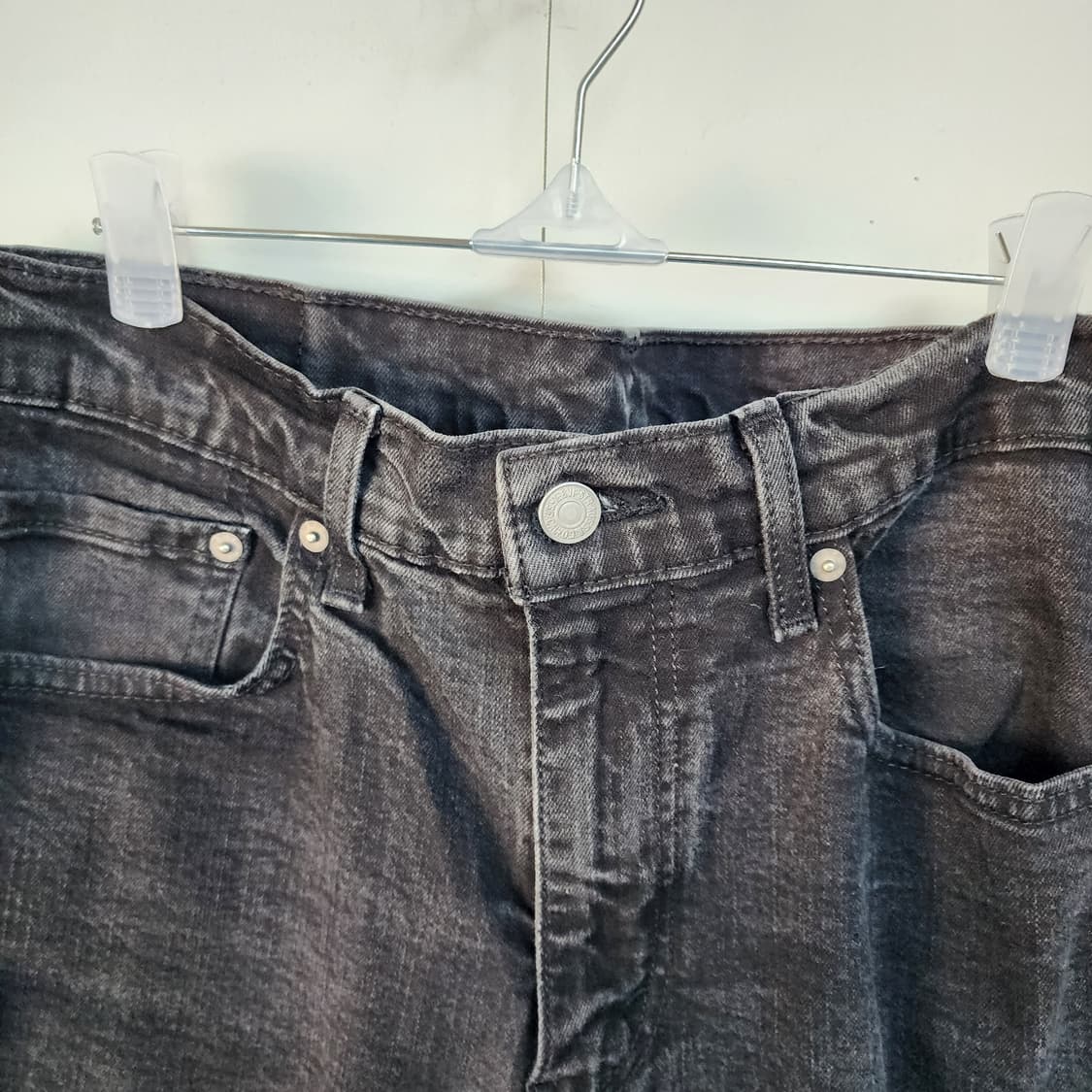 리바이스502 블랙 워싱 데님 팬츠 상품이미지2