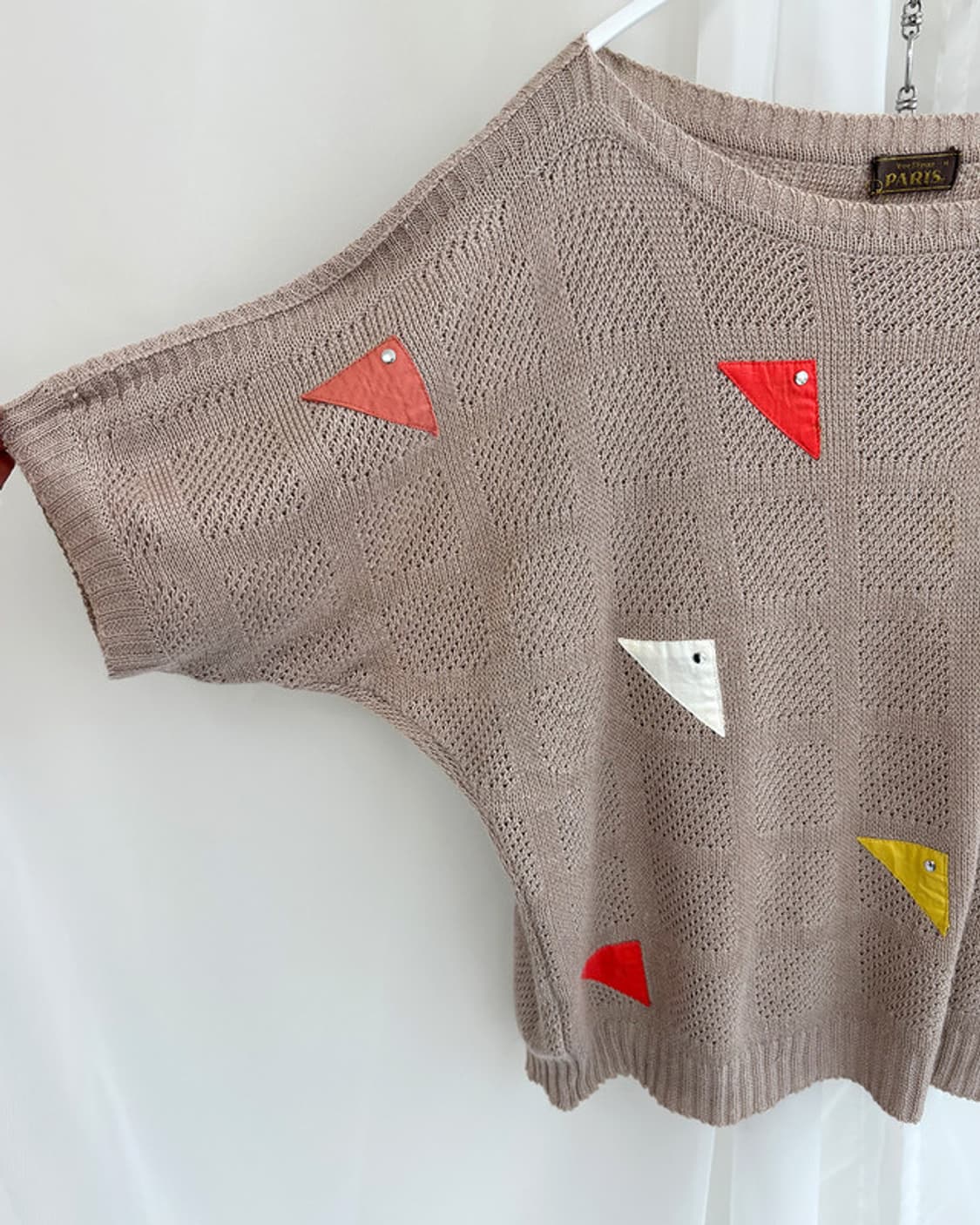 cetoi triangle patchwork pullover 상품이미지3