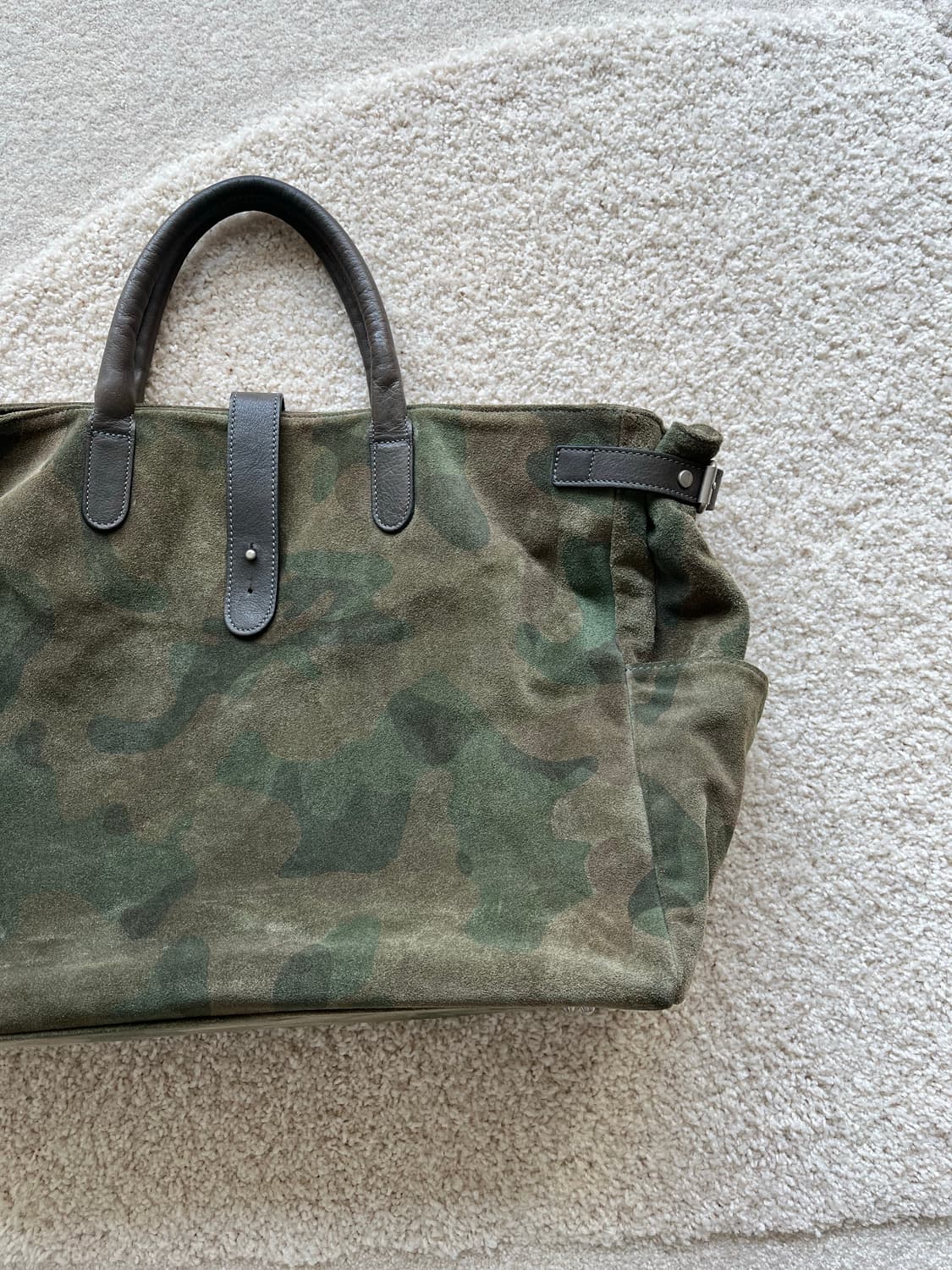 Massimo 이태리 카모 패턴 트래블 토트백 상품이미지3