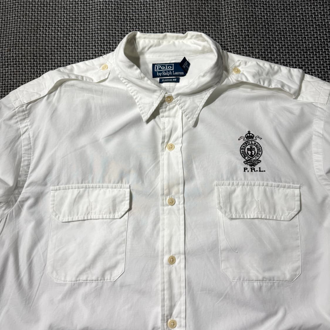 폴로 화이트 셔츠 (old-8563) 상품이미지2