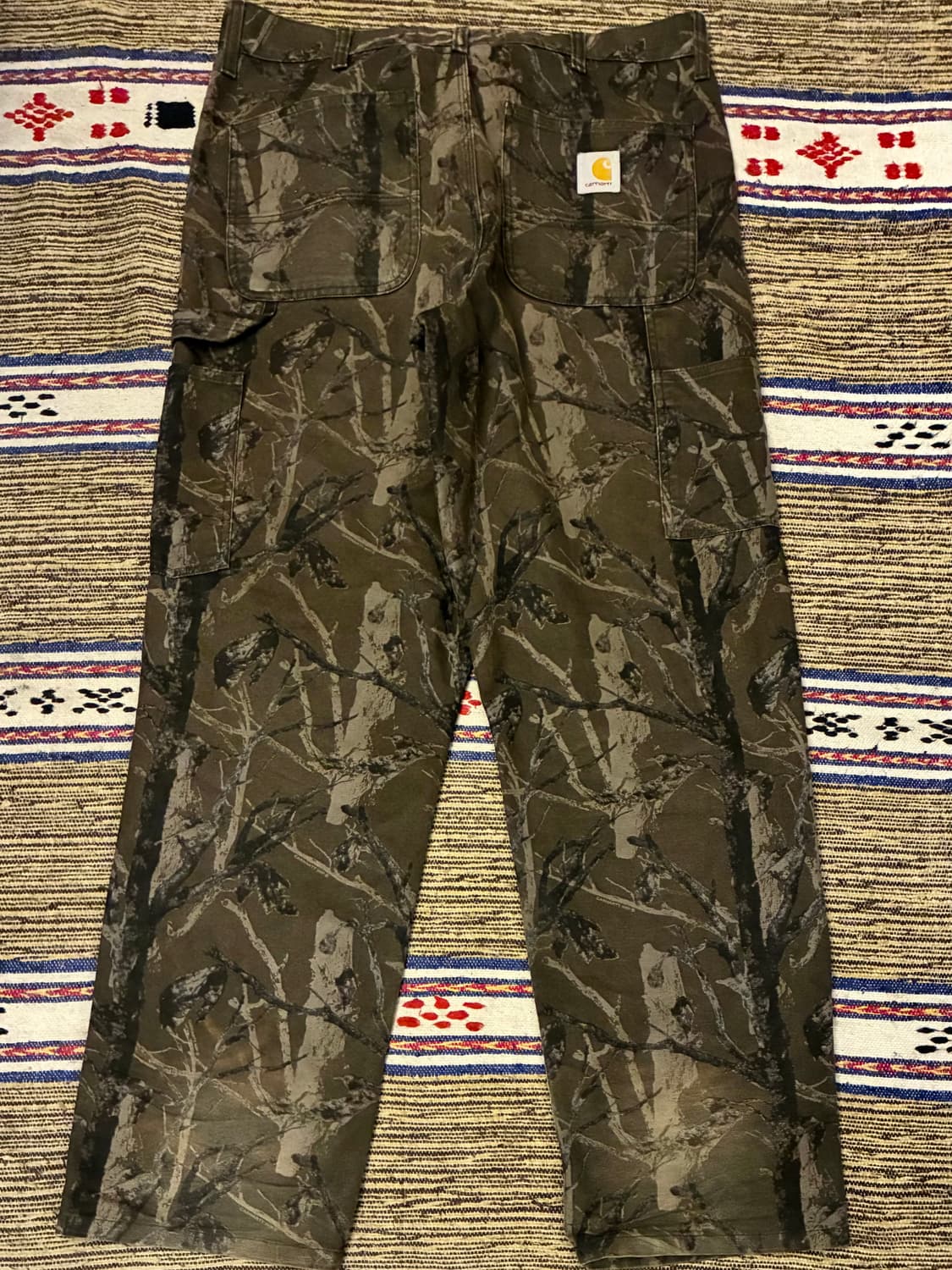 (34~36)칼하트 wip 리얼트리 카모 싱글니 워크팬츠 카펜터팬츠 상품이미지5