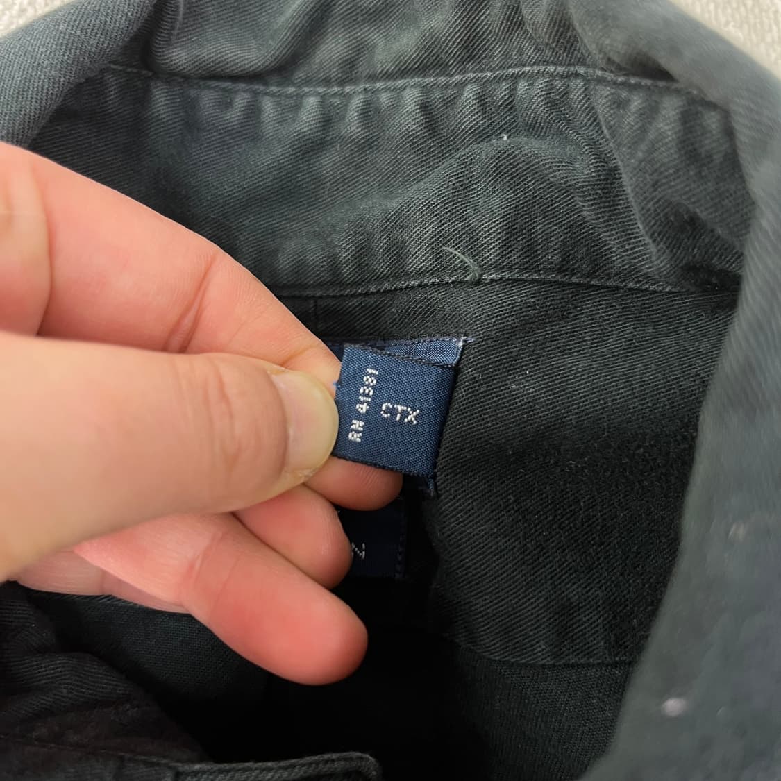 105 폴로 랄프로렌 코튼 블랙 셔츠 상품이미지5