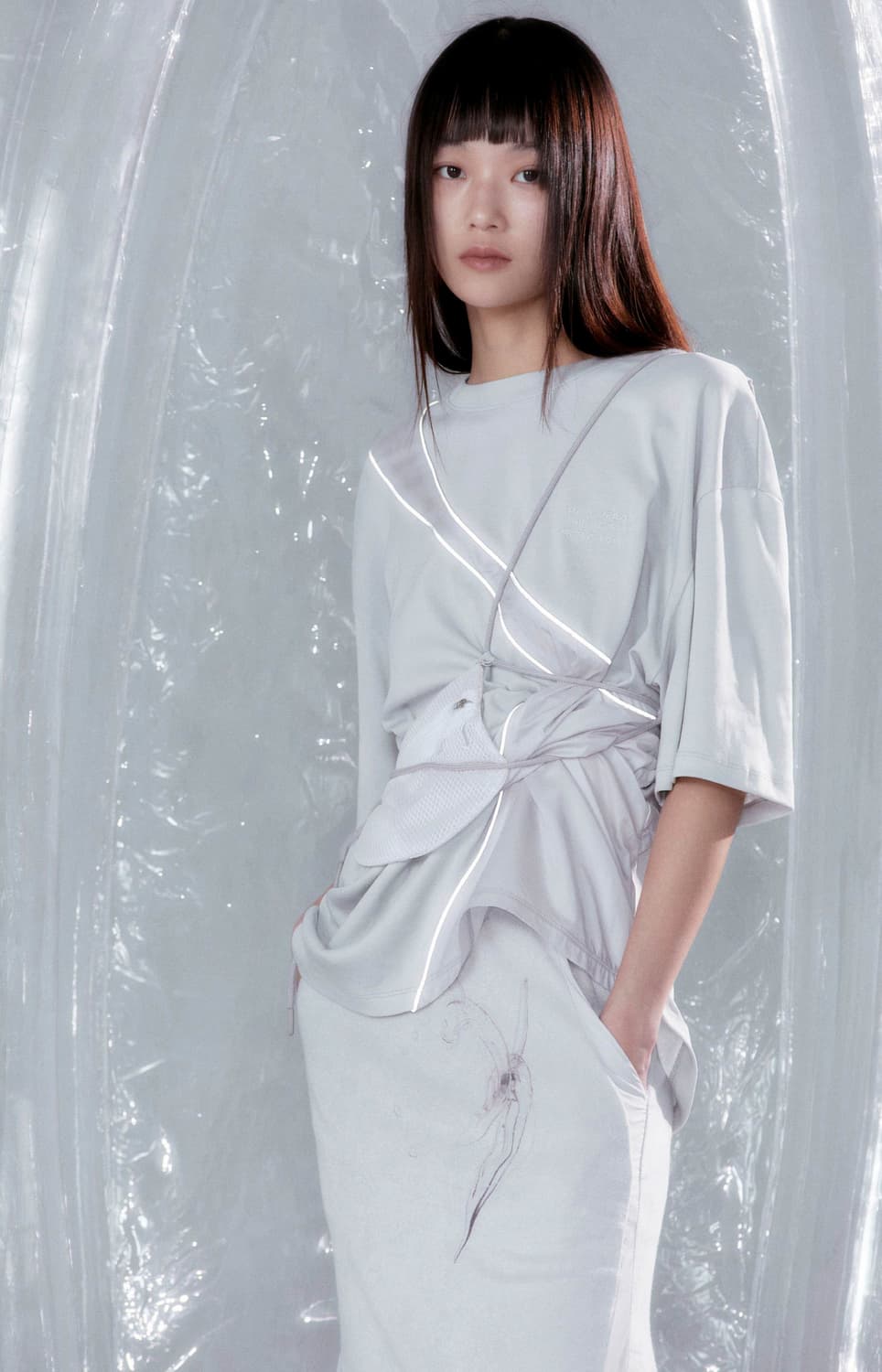 오호스 OJOS 머메이드 스커트 상품이미지6