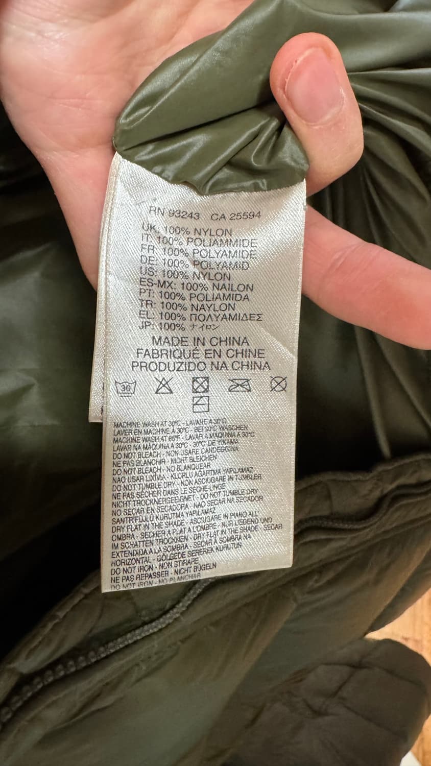 슬림핏 디젤 패딩 자켓 상품이미지5