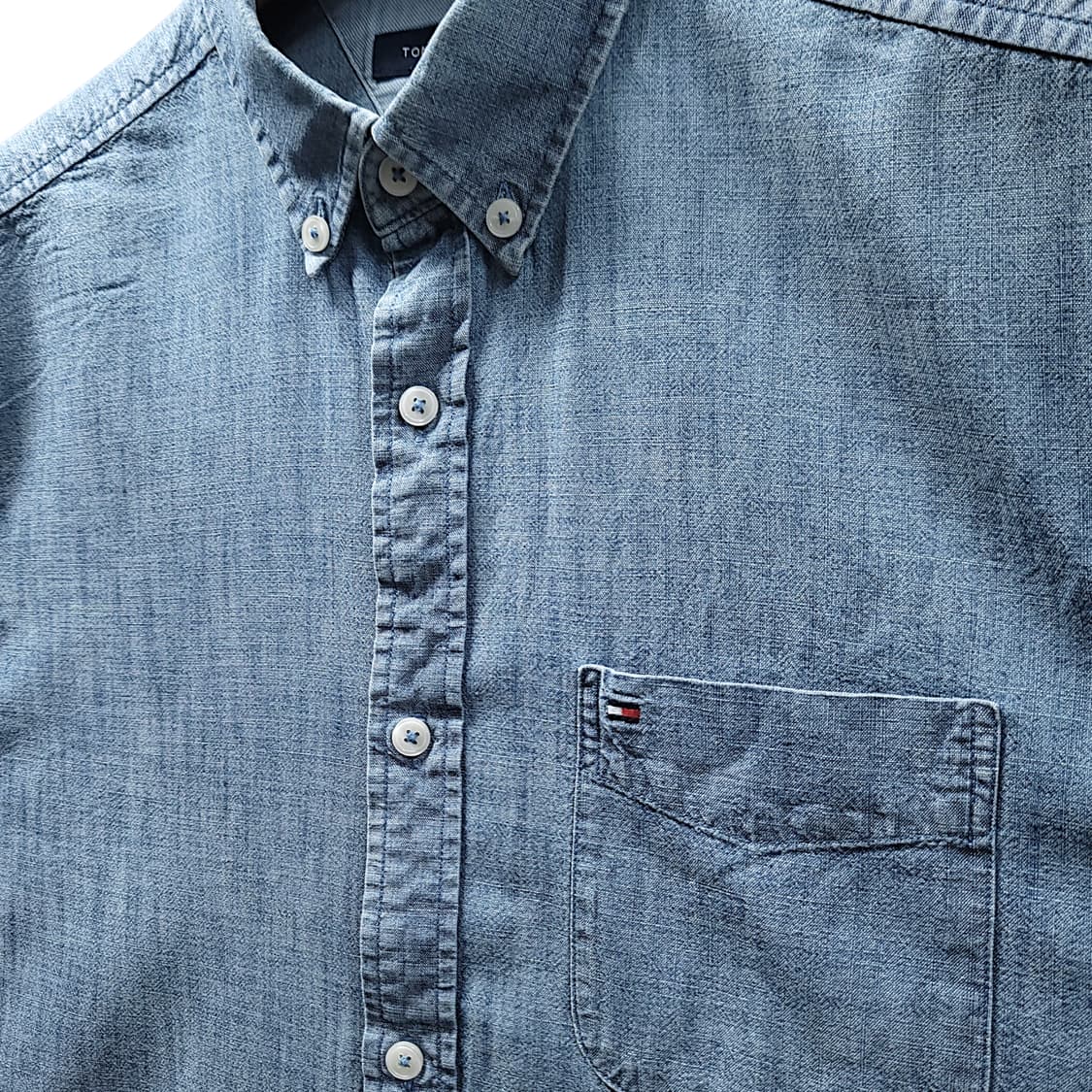 [M] 타미힐피거 인디고 긴팔 데님셔츠 상품이미지5