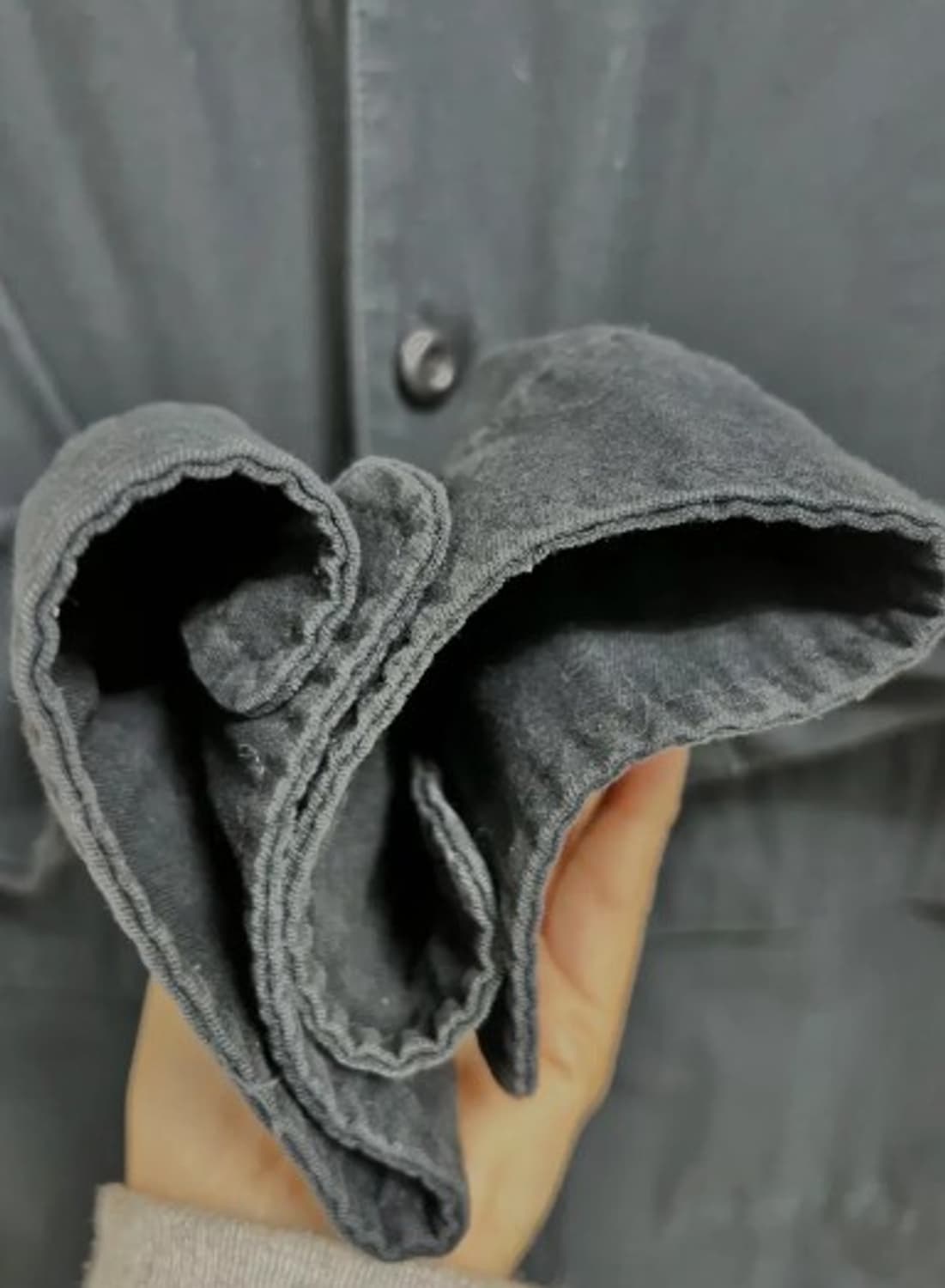 나이키 남성 블랙면셔츠워크자켓 S 상품이미지4