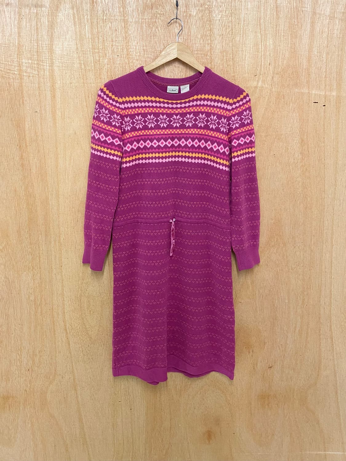 L.L. BEAN fair isle knit onepiece 페어아일 상품이미지1