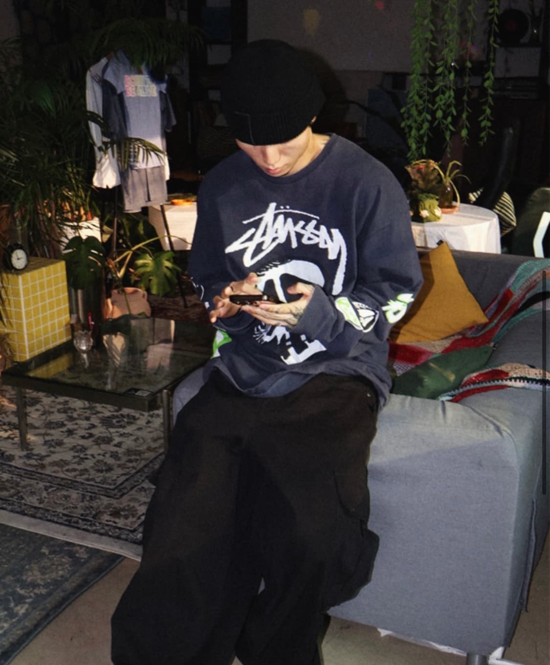 STUSSY, GRAFFITI LONG SLEEVE (F) 상품이미지2