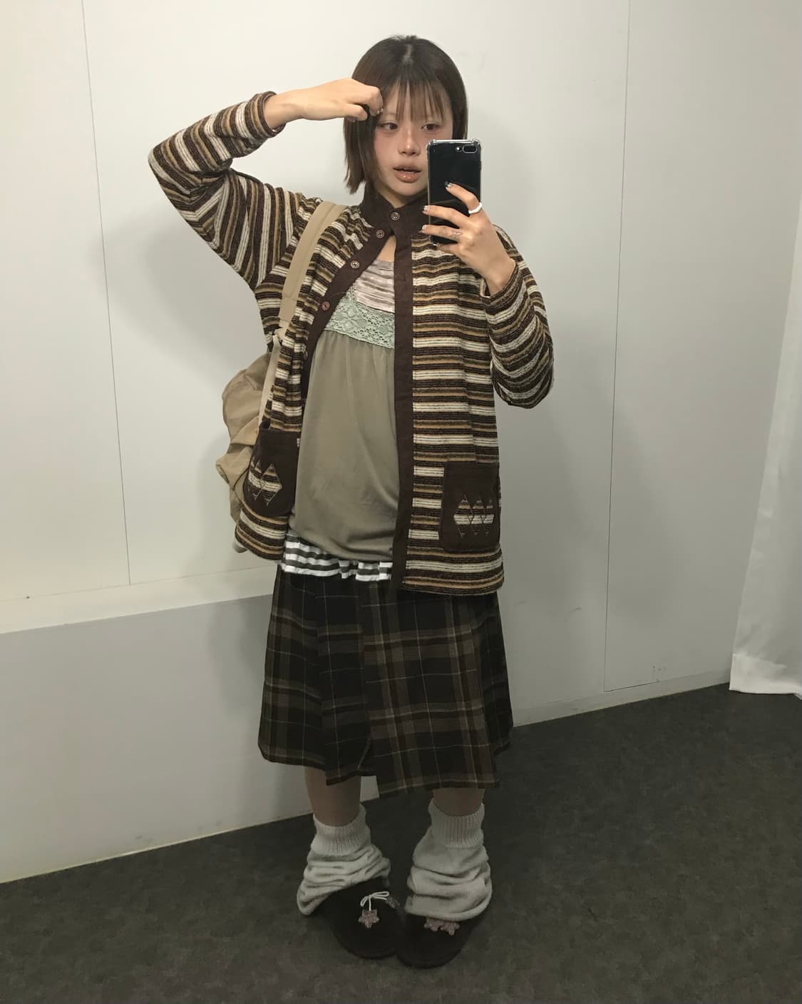 ♥ 카키 브라운 모리 Set ♥ 상품이미지1