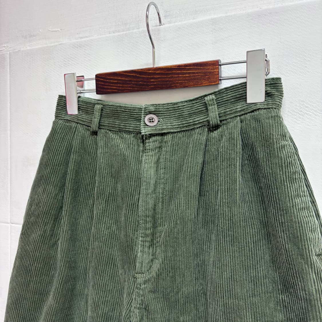 카키 코듀로이 반바지 하프 팬츠 JPN 상품이미지2