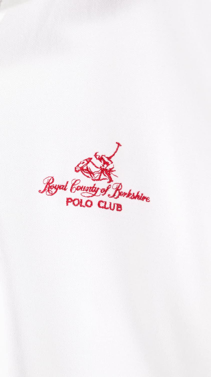 폴로클럽 흰색 반팔 카라티 상품이미지8