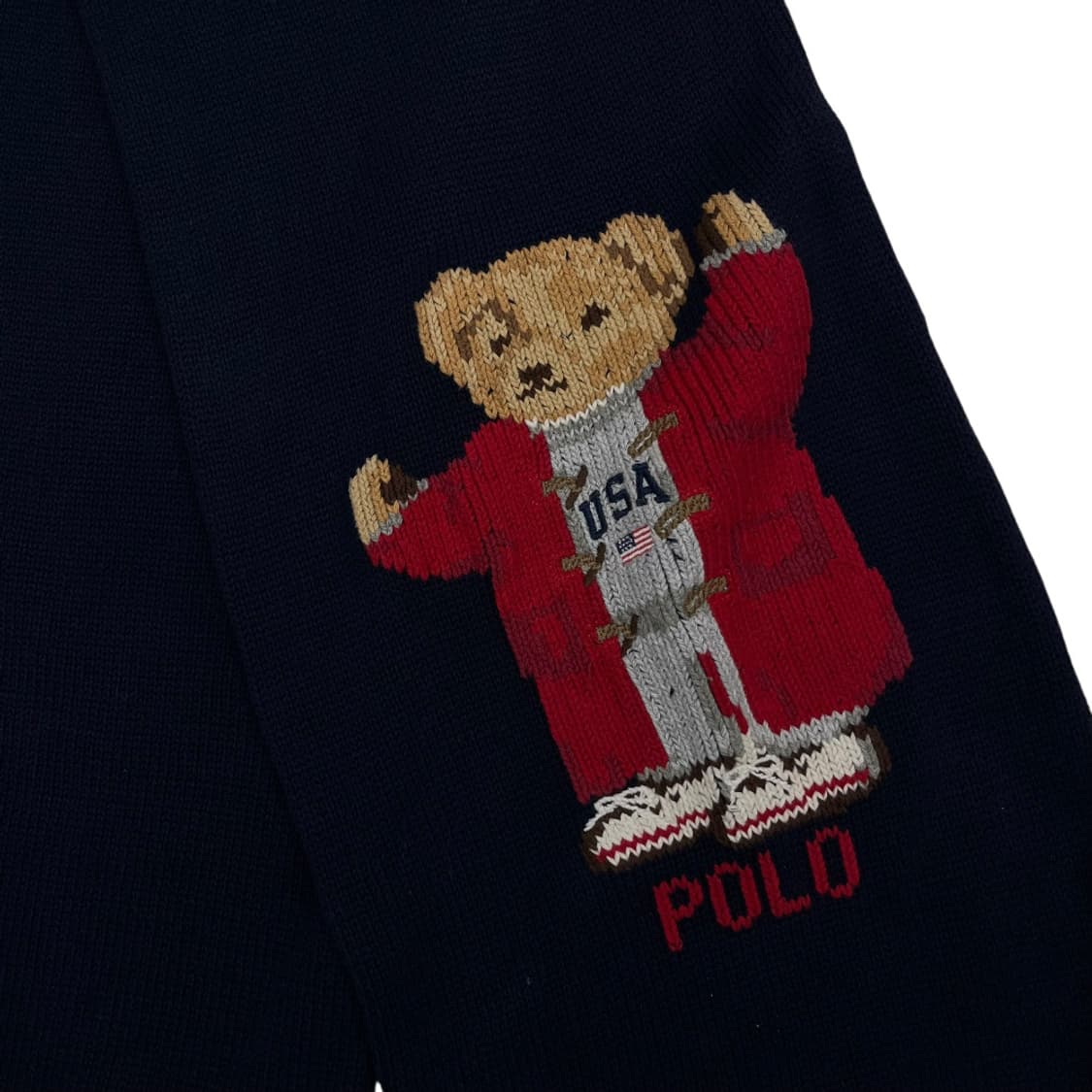 폴로 랄프로렌 USA 네이비 곰돌이 머플러 상품이미지4