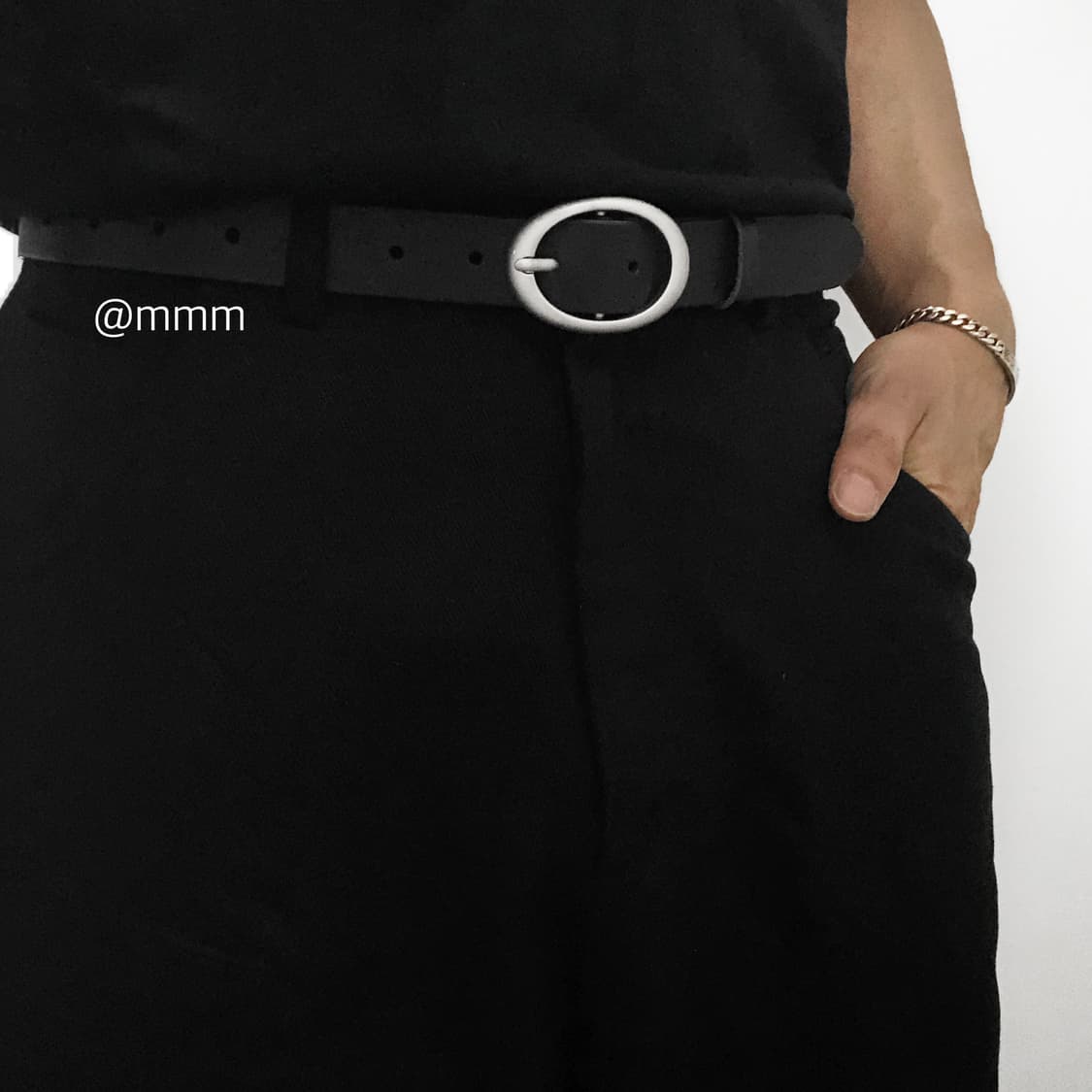 [Unisex] 오클 원 미니멀 가죽벨트 상품이미지4