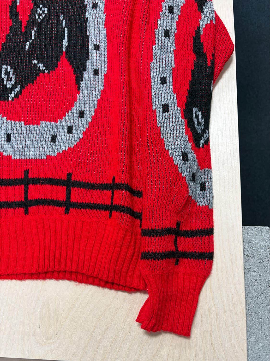 USA 레드 홀스 그래픽 니트  상품이미지6