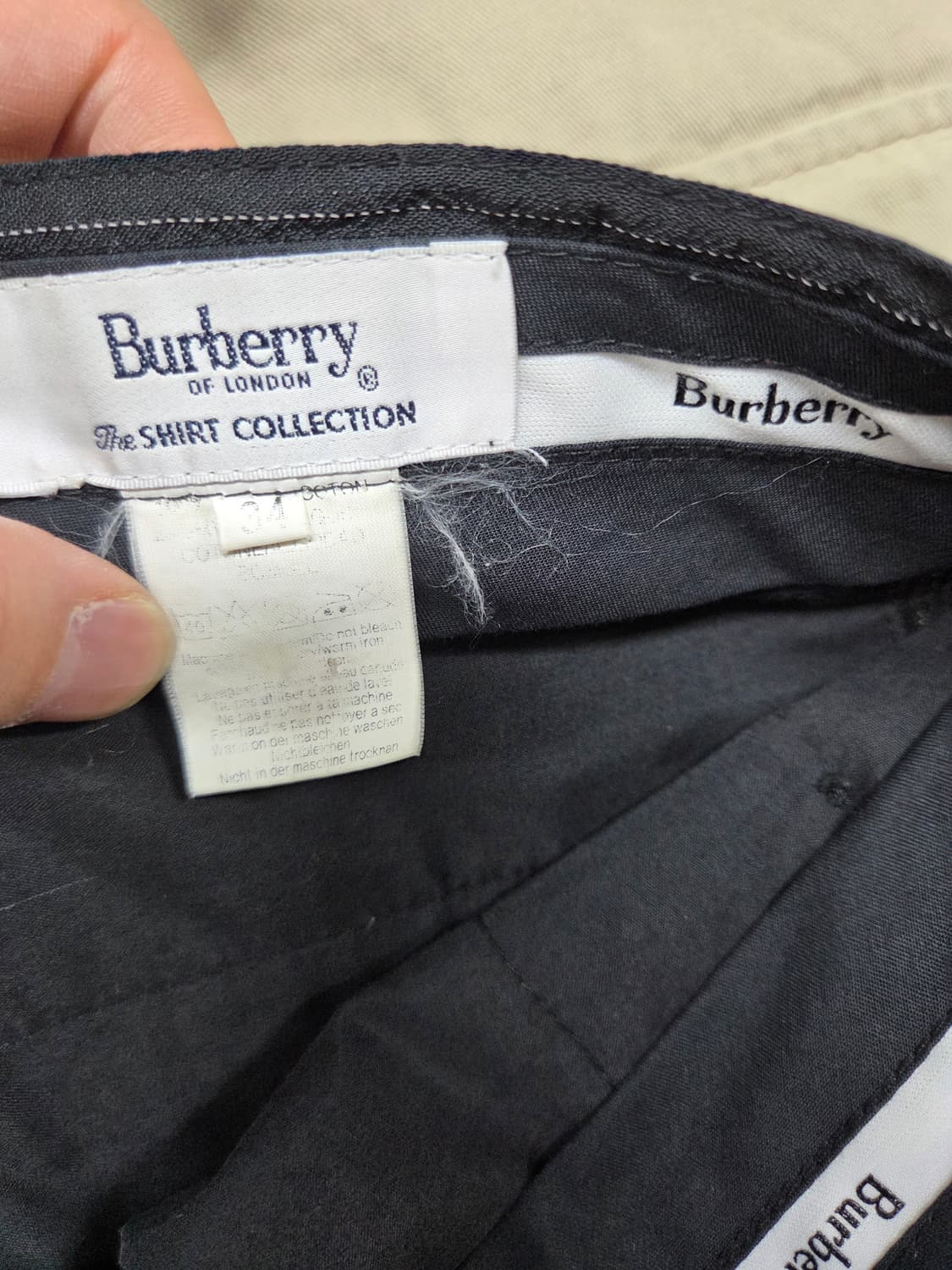 버버리 올드스쿨시어서커 스트라이프 썸머 카브라 슬렉스 팬츠 34 상품이미지5