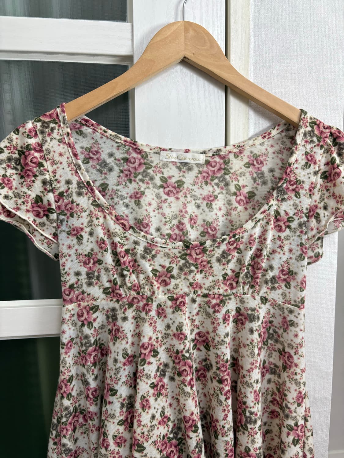 플라워 언발 블라우스 상품이미지2