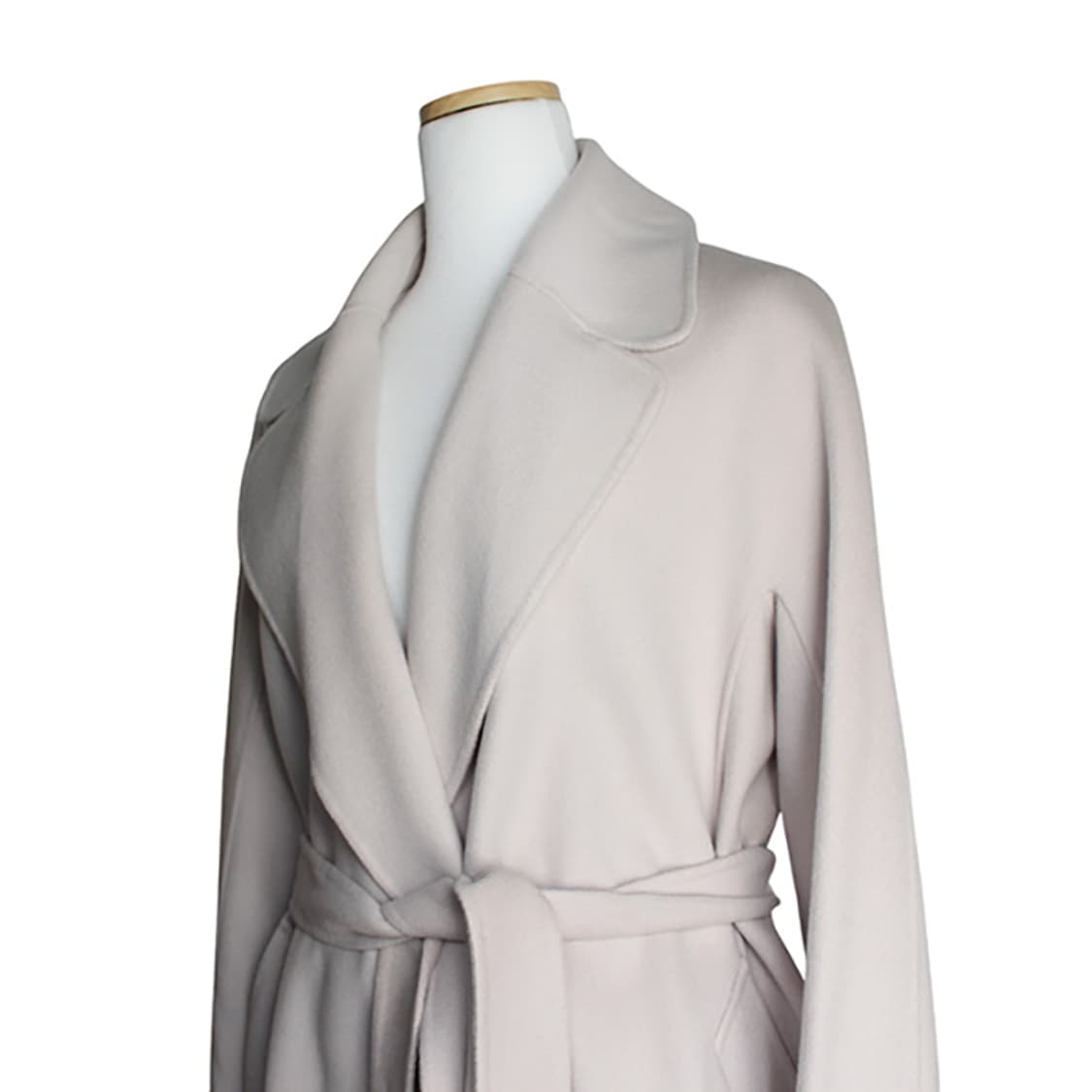 S막스마라 오트밀 벨티드 핸드메이드 코트 55 상품이미지4