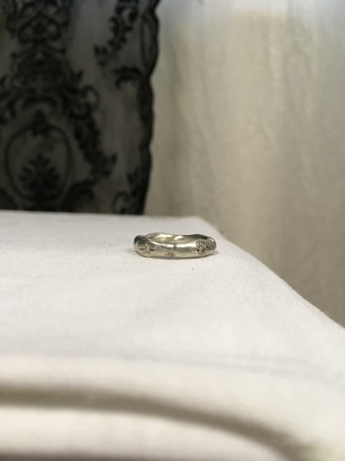 Silver 925 물결 별빛 링 반지 상품이미지10