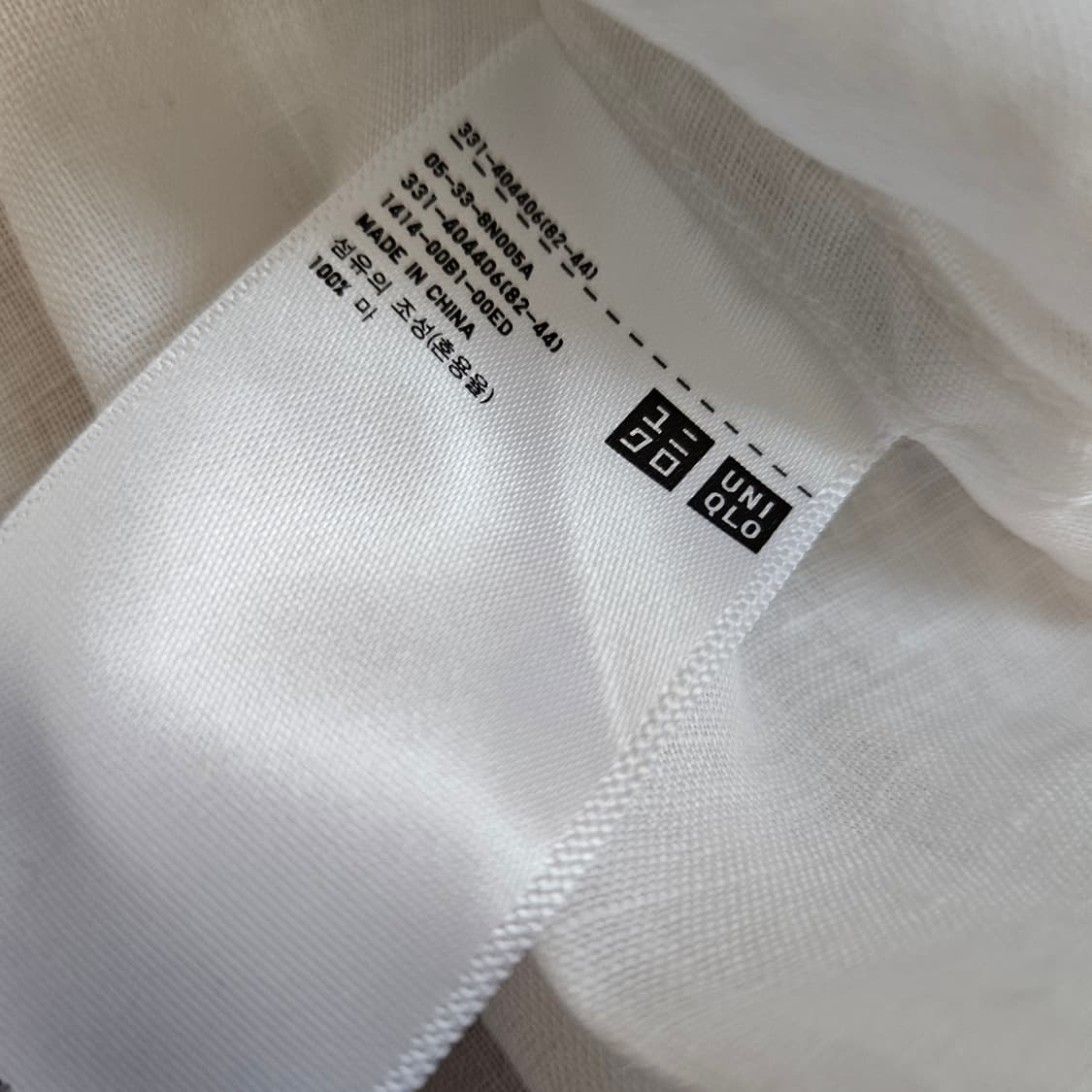 유니클로 마100 긴소매 셔츠 남자100 상품이미지4